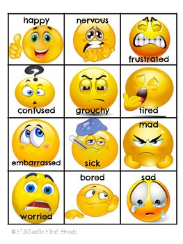 How Do You Feel Today Faces Chart