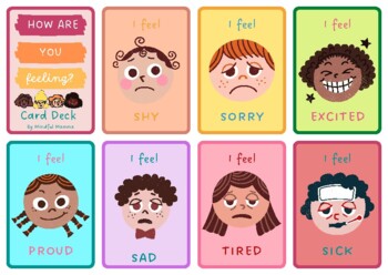 How Are You Feeling Today Card Deck by Mindful Mamma | TPT