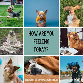 Preview of How Are You Feeling Today? SEL Feelings and Emotions Scales