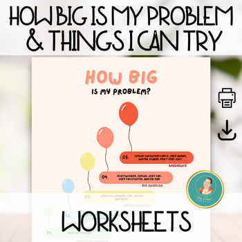 Preview of How Big Is My Problem & I Can Try, Feelings Check-in, Problem Solving, Emotion