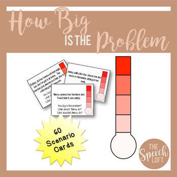 Preview of How Big Is The Problem? | Language Resource | Problem Solving | Social Skills
