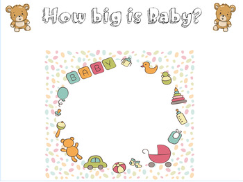 Preview of How Big is Baby? Pregnant Teacher Countdown/Count up
