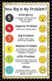 How Big is my Problem? Classroom Management Poster