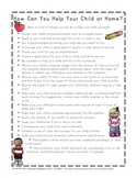 How Can You Help at Home? A List for Parents