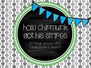 Preview of How Chipmunk Got His Stripes activities - Journey's 2nd Grade Unit 2 Lesson 9