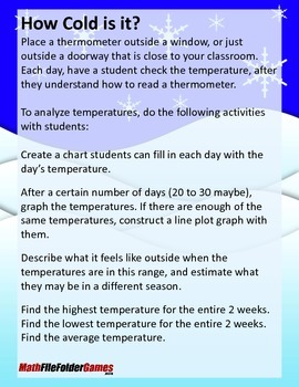 Measurement Activity by MathFileFolderGames | Teachers Pay Teachers