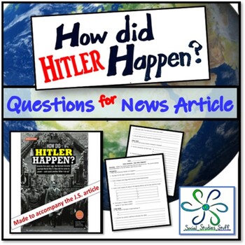 Preview of How Did Hitler Happen? Reading Comprehension Worksheet | WWII Europe