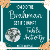 How Did the Brahman Get It's Hump? Ag-Literacy Activity