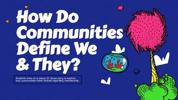 Preview of How Do Communities Define We & They?