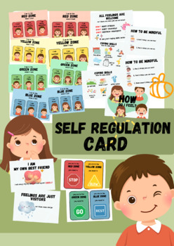 Preview of How Do I Feel Card for self regulation homeschool calm down corner