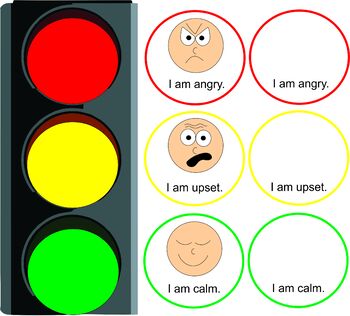 How Do I Feel? - Self Regulation Traffic Light Visual | TpT