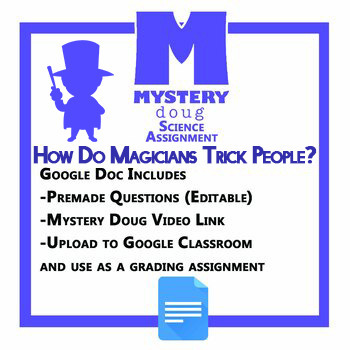 Preview of How Do Magicians Trick People? Mystery Doug - Distance Learning