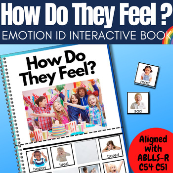 Preview of How Do They Feel Interactive Book Al with ABLLS ID Emotions to Teach Perspective