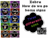 How Do We Go Home Clip Chart - Zebra