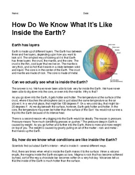 Preview of How Do We Know What It's Like Inside the Earth?