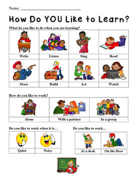 How Do YOU Learn? by Natalie Jones | TPT