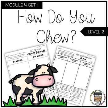 Preview of Geos- How Do You Chew? Mod 4 Set 1 (Level 2)