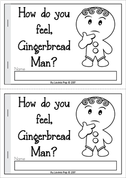How Do You Feel, Gingerbread Man? a Christmas booklet and worksheet