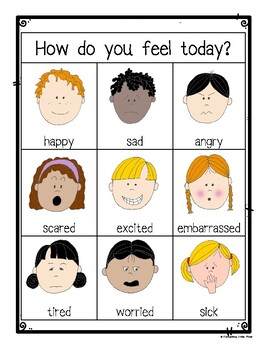 How Do You Feel Today by Enchanting Little Minds | TpT