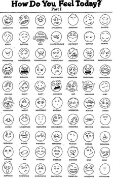 How Do You Feel Today? Autism Feelings Chart Icon/Nonverbal | TpT