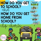 How Do You Get To and From School Clipcharts