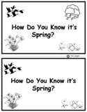 How Do You Know It's Spring Printable Book