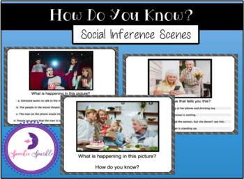 Preview of How Do You Know? Social Inference Scenes (Distance Learning, Teletherapy)
