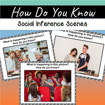 Preview of How Do You Know: Social Inference Scenes (File Format Bundle)