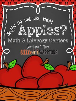 Preview of How Do You Like Them Apples? [Apple Themed Centers for Kindergarten]