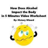 How Does Alcohol Impact the Body in 5 Minutes Video Worksheet