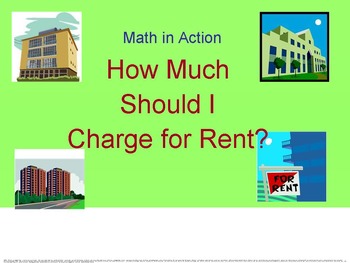 Preview of How Much Should I Charge? Math in Action series.