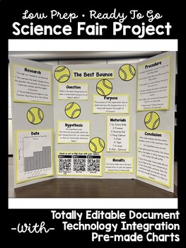 Preview of Science Fair Project - The Effects of Temperature on Tennis Balls #catch24