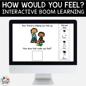 Preview of How Does That Make You Feel? | Boom Cards Distance Learning