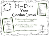 How Does Your Garden Grow? Long Term Plant Observation Booklet