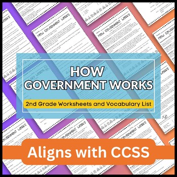 Preview of How Government Works Worksheets 2nd Grade