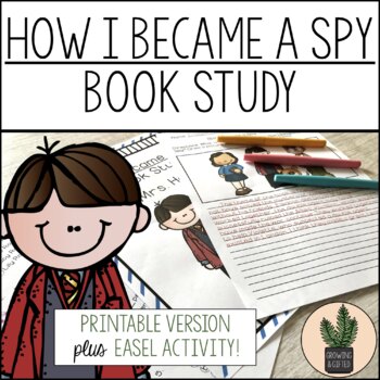 Preview of How I Became a Spy Printable Study for Distance Learning