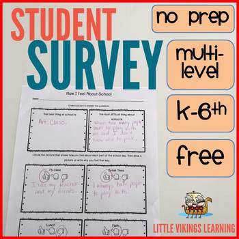 Preview of FREE Student Surveys for Conferences and Feedback