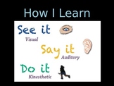How I Learn : Learning Styles & Multiple Intelligences