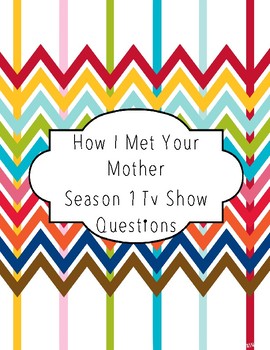 Preview of How I Met Your Mother Season 1 TV Show Questions