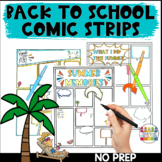 How I Spent My Summer Vacation Comic Strip Template | Summ