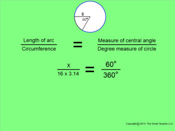 Preview of How I Teach Finding Arc Lengths Part 2
