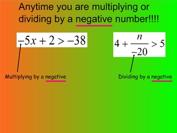 How negative numbers flip the sign of the inequality — Krista King Math