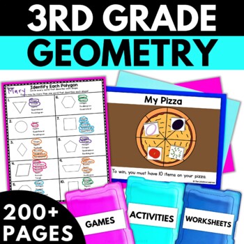 Preview of 3rd Grade Geometry | 3.G.1 | Geometry Activities