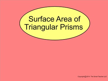 Preview of How I Teach Surface Area of Triangular Prisms
