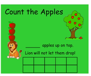 Preview of How Many Apples Up on Top?