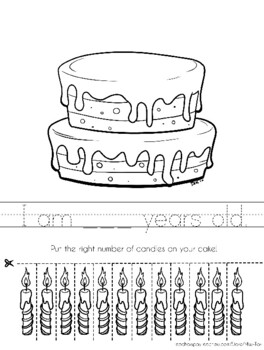 One to Five Number And Word Tracing Worksheet. Cut And Paste Worksheet With  Cake Pictures. Premium Vector Element Stock Vector Image & Art - Alamy