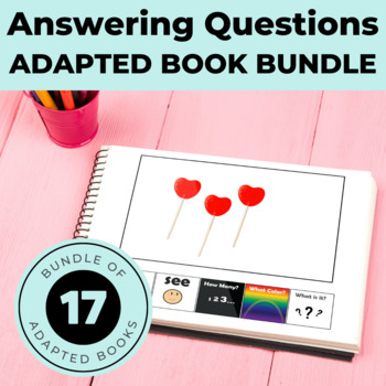 Preview of Basic Concepts Adapted Book Bundle How Many? Color? What?  Special Education