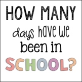 How Many Days Have We Been In School | Rainbow Pastel Deco