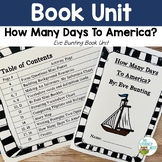 How Many Days To America? Eve Bunting Book Unit and Thanks