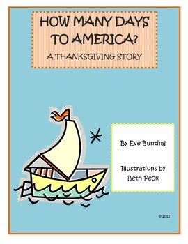 Preview of How Many Days to America? A Thanksgiving Story by Eve Bunting